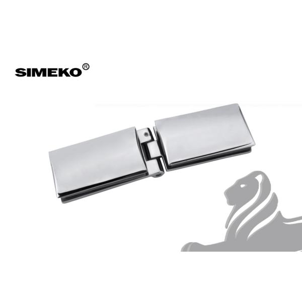 Straight 90°unilateral bathroom clamp